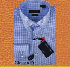 Blue Check dress shirt Blue Check