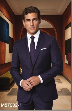 Mantoni Dark Burgundy Plaid Suit Dark Burgundy Plaid