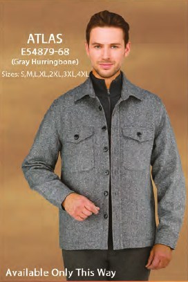 Atlas - Gray Herringbone Gray Herringbone