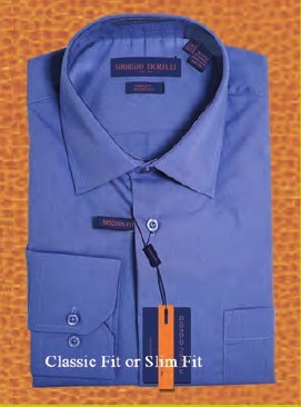Solid French Blue dress shirt Solid French Blue
