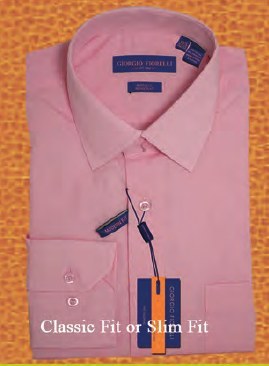 Solid Pink dress shirt Solid Pink