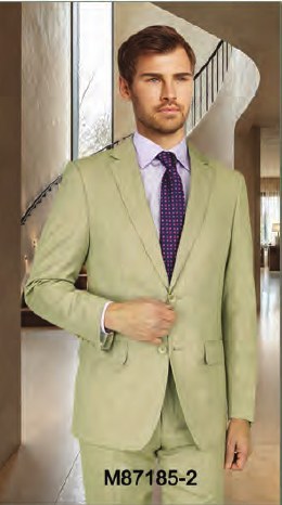 Mantoni Tan Sharkskin Suit Tan Sharkskin
