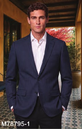 Navy Houndstooth Windowpane sport jacket Navy Houndstooth Windowpane