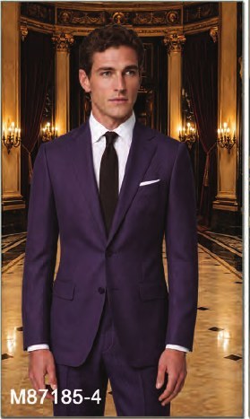 Mantoni Dark Lavender Suit Dark Lavender