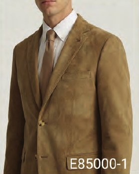 Tobacco vegan suede jacket Tobacco