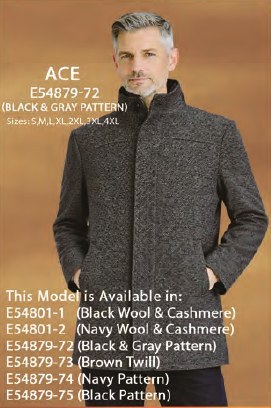 Ace - Black & Gray Pattern Black & Gray Pattern