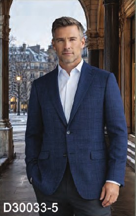 Blue Plaid sport jacket Blue Plaid