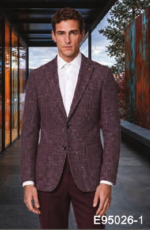 Cranberry Hopsack soft jacket Cranberry Hopsack