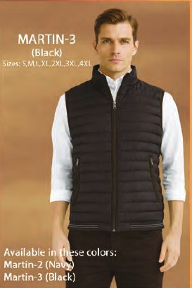 Martin quilted vest - Black Black