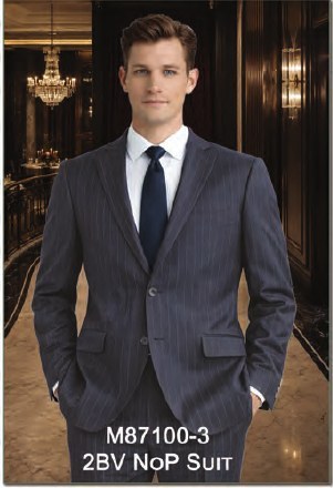 Mantoni Charcoal Stripe Suit Charcoal Stripe