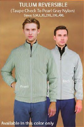 Tulum Reversible - Taupe Check to Pearl Gray Nylon Taupe Check to Pearl Gray Nylon