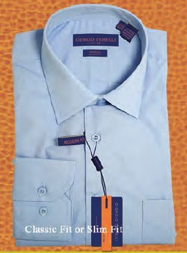 Solid Blue dress shirt Solid Blue