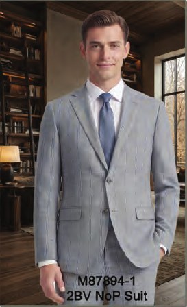 Mantoni Gray Plaid Suit Gray Plaid