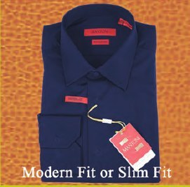 Navy Satin dress shirt Navy Satin