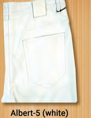 White Albert Pants White