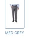 Exact Haggar supplier catalogue thumbnail for HD00650, MED GREY (035), Classic Fit