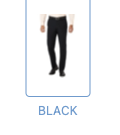 Exact Haggar supplier catalogue thumbnail for HD00660, BLACK (001), Slim Fit