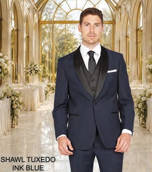 Shown: Ink Blue / G47815-18. Shawl Tux