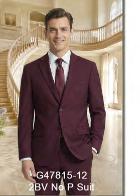 Shown: Solid Burgundy, 2BV No P. Other colours are supplier-listed options; this photo does not show those colours. The image applies only to the named cut, not every fit in a multi-cut product record.
