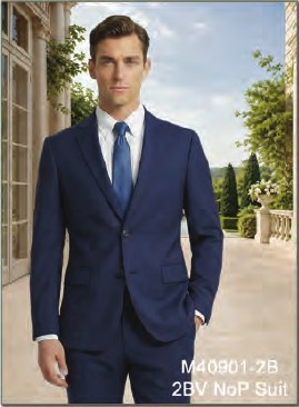 Shown: New Navy (M40901-2B). 2BV NoP Suit.