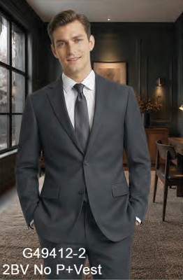 Shown: Medium Gray / G49412-2. 2BV No P+Vest