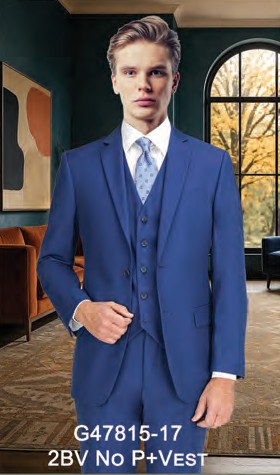 Shown: French Blue / G47815-17. 2BV No P+Vest