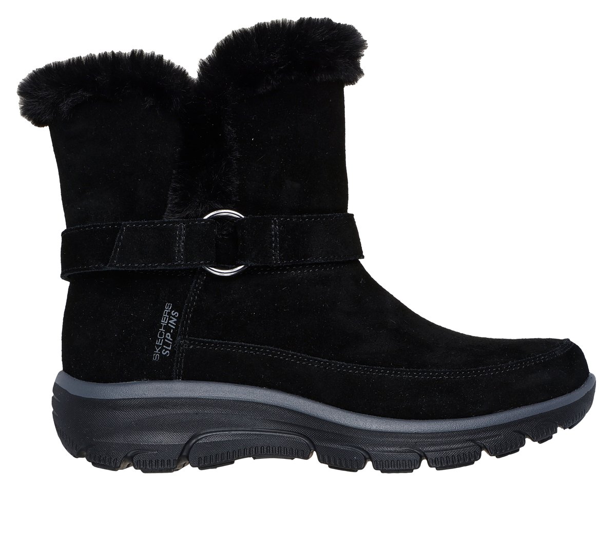 Skechers Slip-ins Relaxed Fit: Easy Going - Dreamers Luxe Vibes, BLK