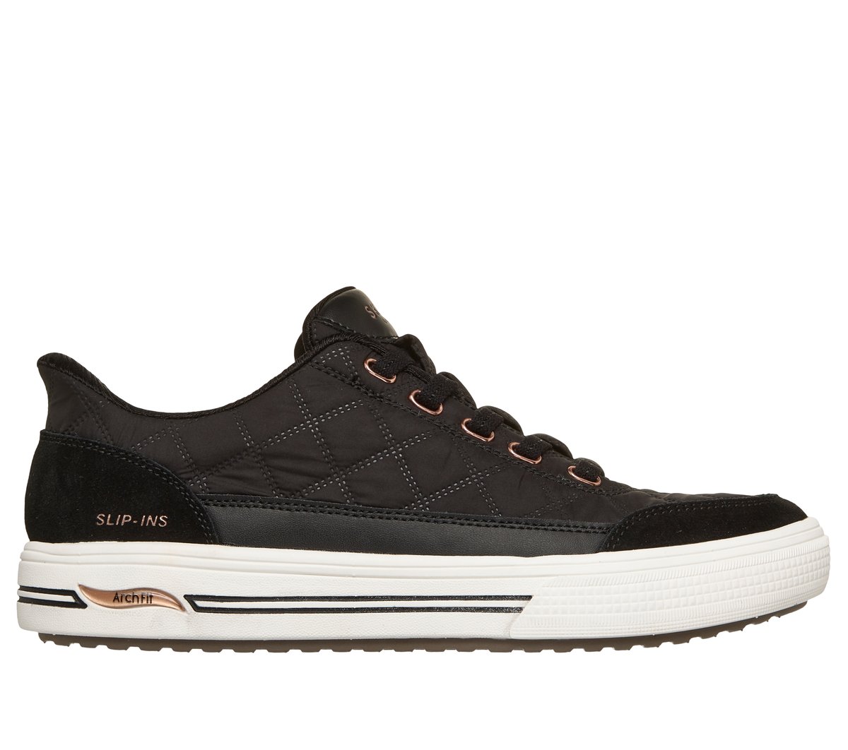 Skechers Slip-ins: Arch Fit Arcade - Cozy Fit Cuddle Steps, BLK