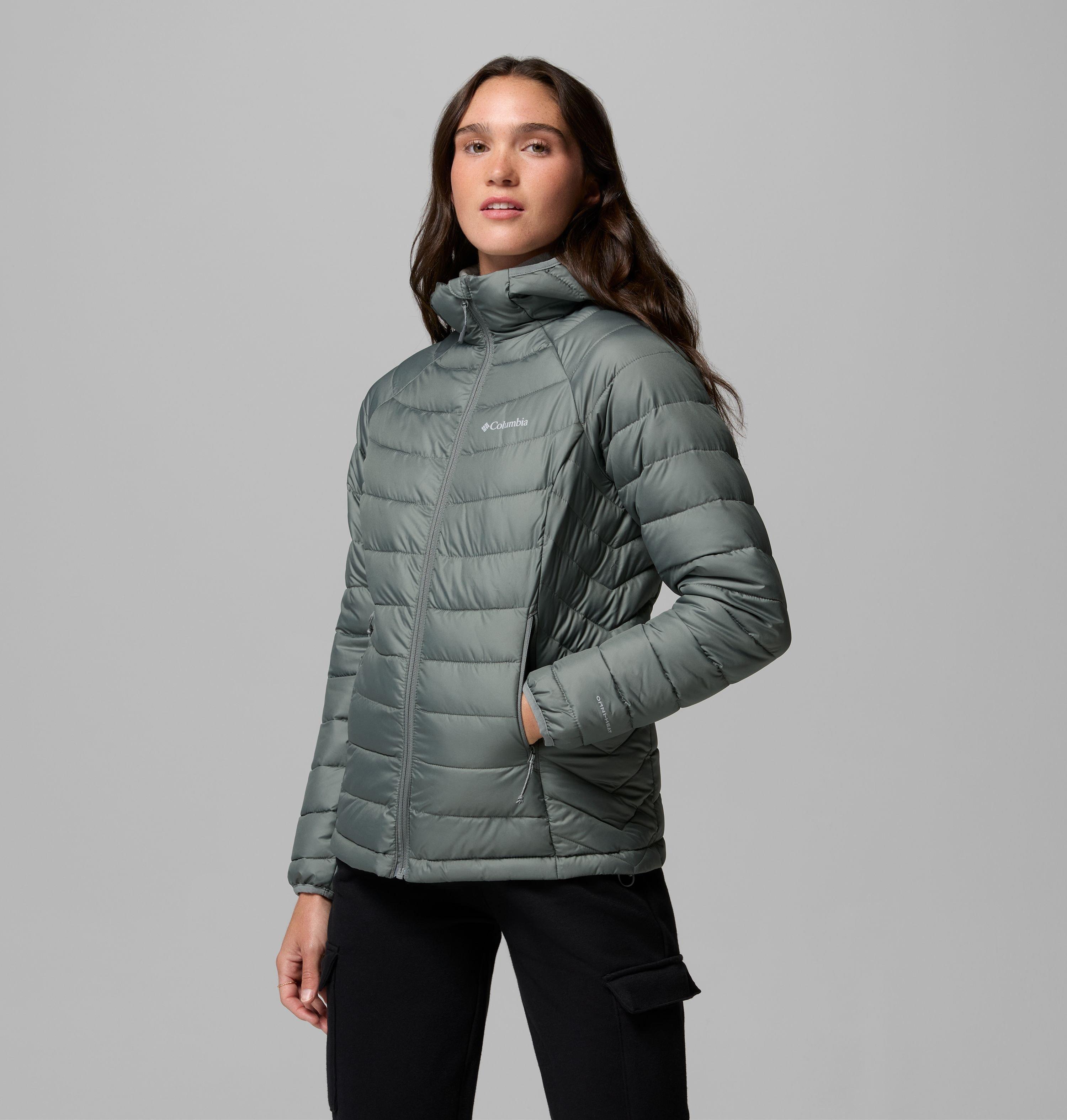 Columbia Women’s Powder Lite II hooded jacket in Sedona Sage